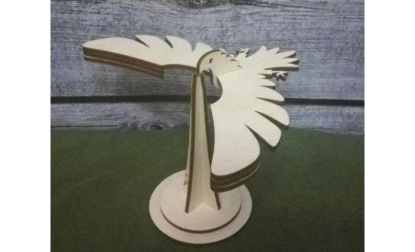激光切割设计图丨平衡鸟
